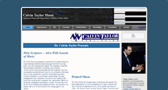 Desktop Screenshot of calvintaylormusic.org
